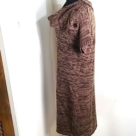 Ellen Parker Short Sleeve Sweater Dress with Cowl Neck, Size XL - Picture 4 of 8